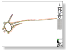 CAD drawing of the survey extents.